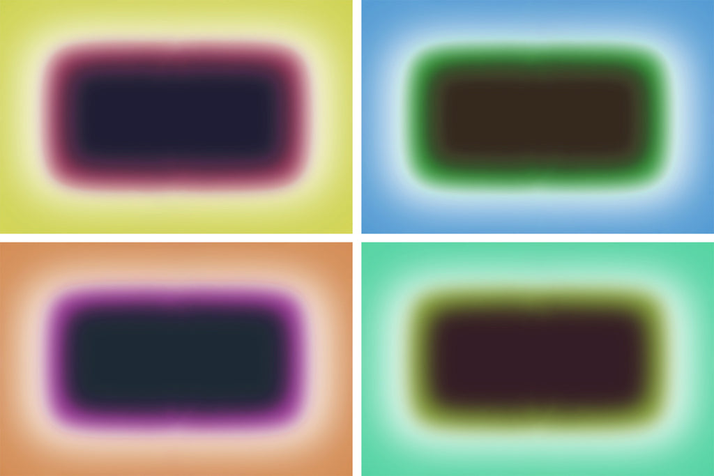 gradient art in rectangle shape