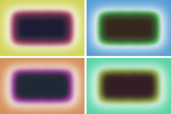 gradient art in rectangle shape