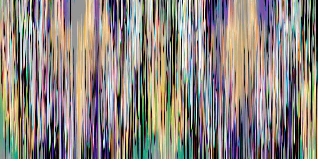 colorful vertical lines artwork