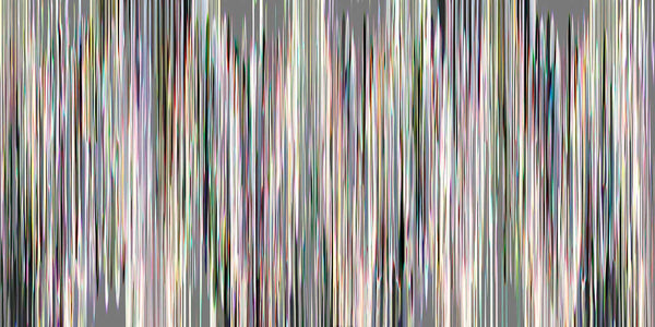 Abstract art with vertical stripes in various colors on a gray background