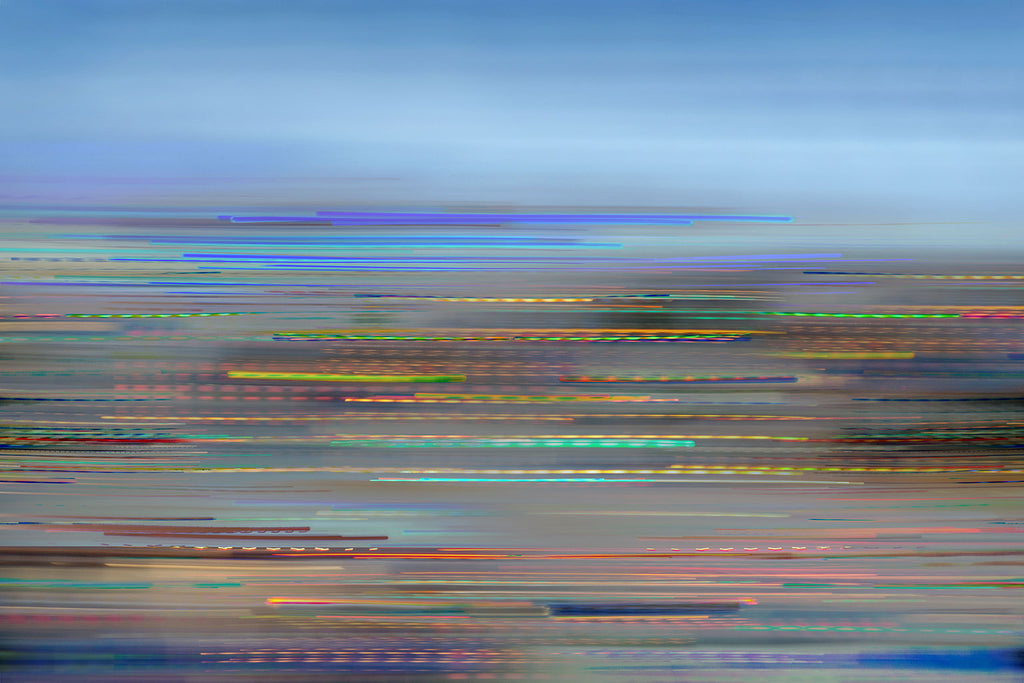 City Lights Abstract Art 