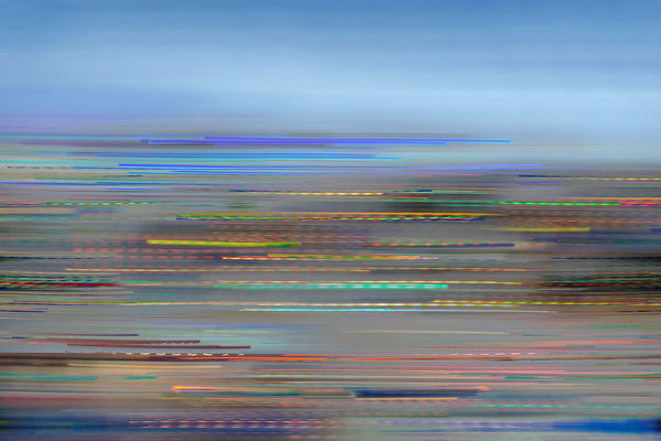 City Lights Abstract Art 