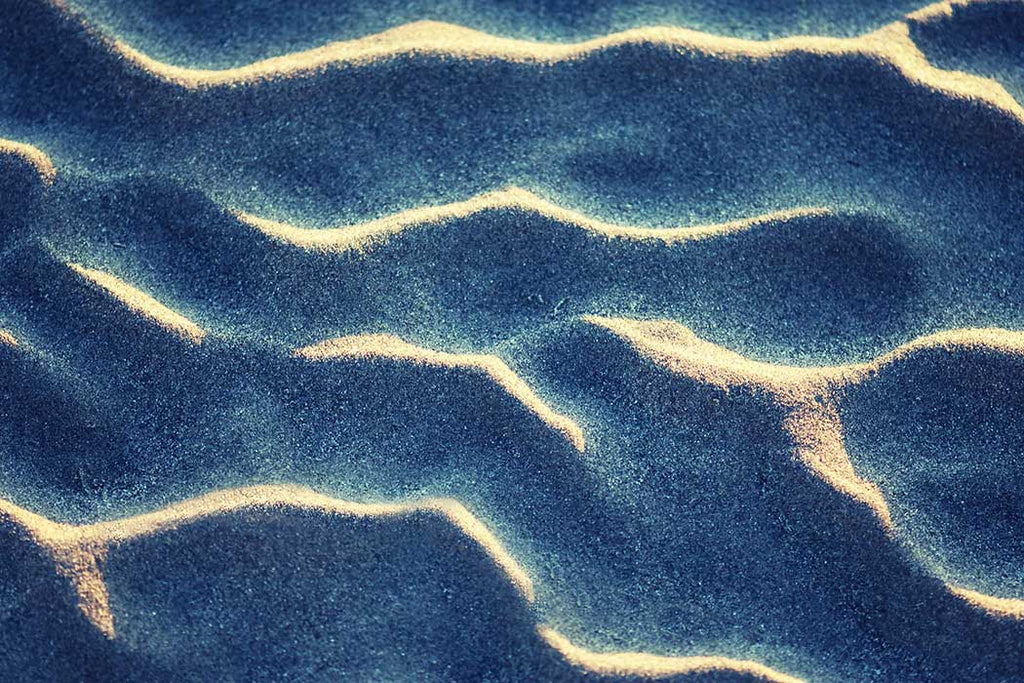 sand patterns with natural light