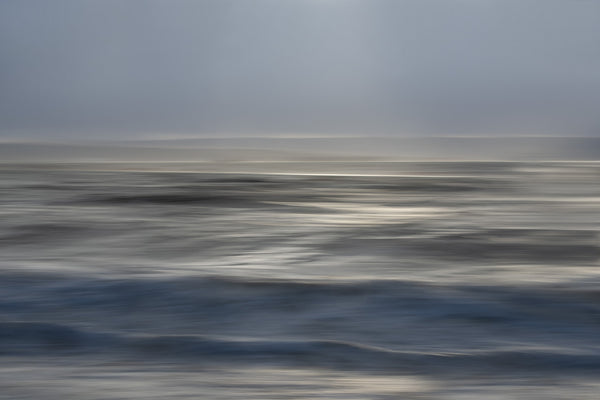 seascape art with dramatic natural light
