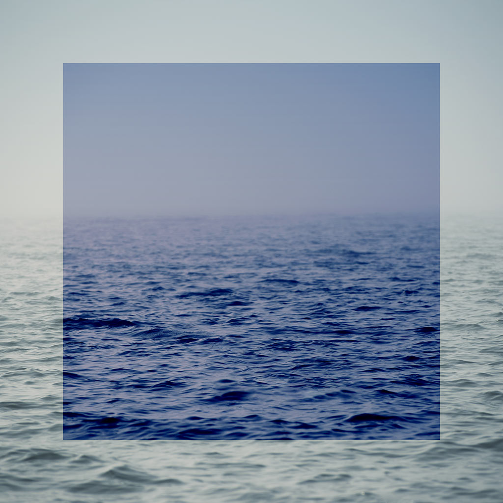 Calm ocean with a clear sky