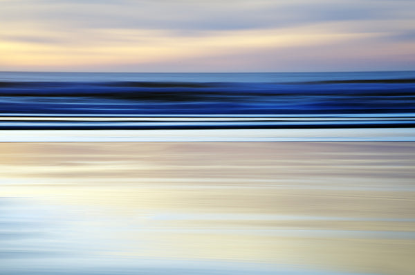 Abstract color gradient with blue and yellow hues