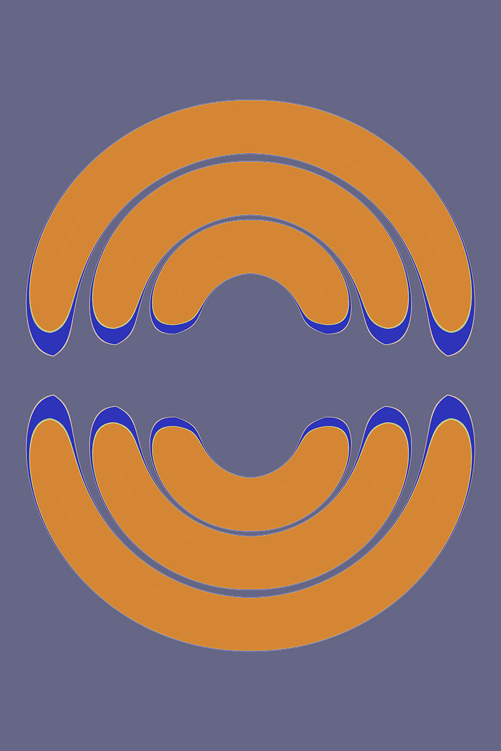 contemporary symmetrical art