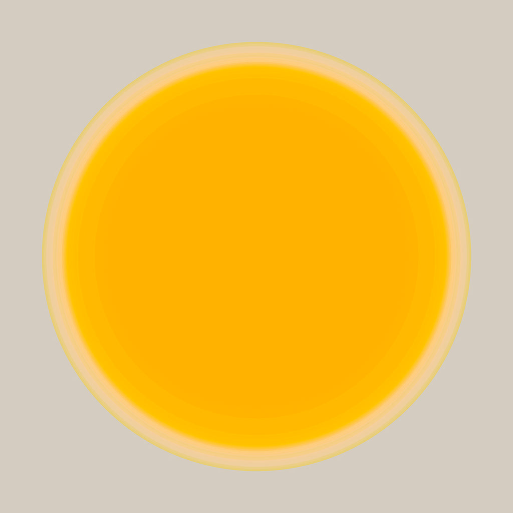 sun orange art with neutral background