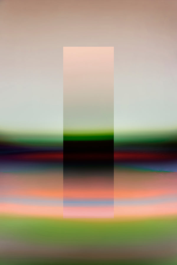 geometric landscape artwork