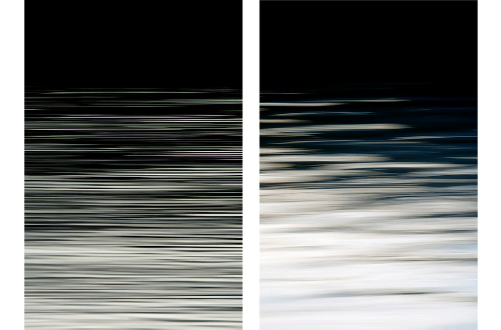 limited edition diptych art of the ocean
