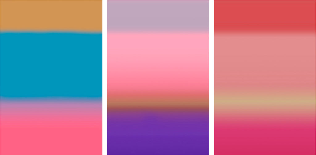 summer sky colour block art