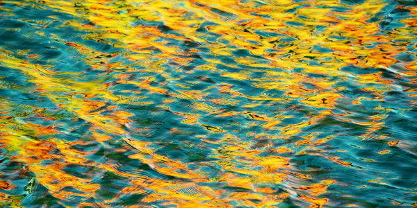 Sunset Water Pattern Art