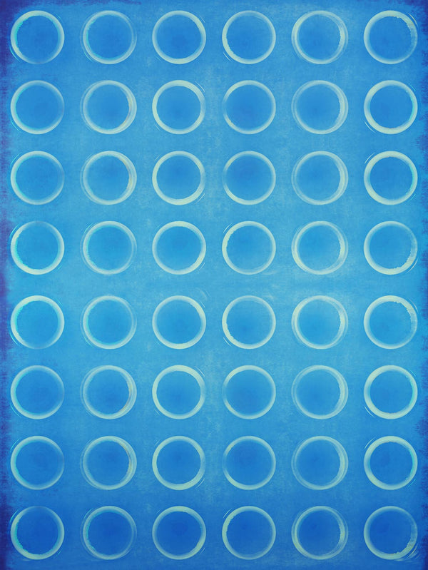 blue circle artwork