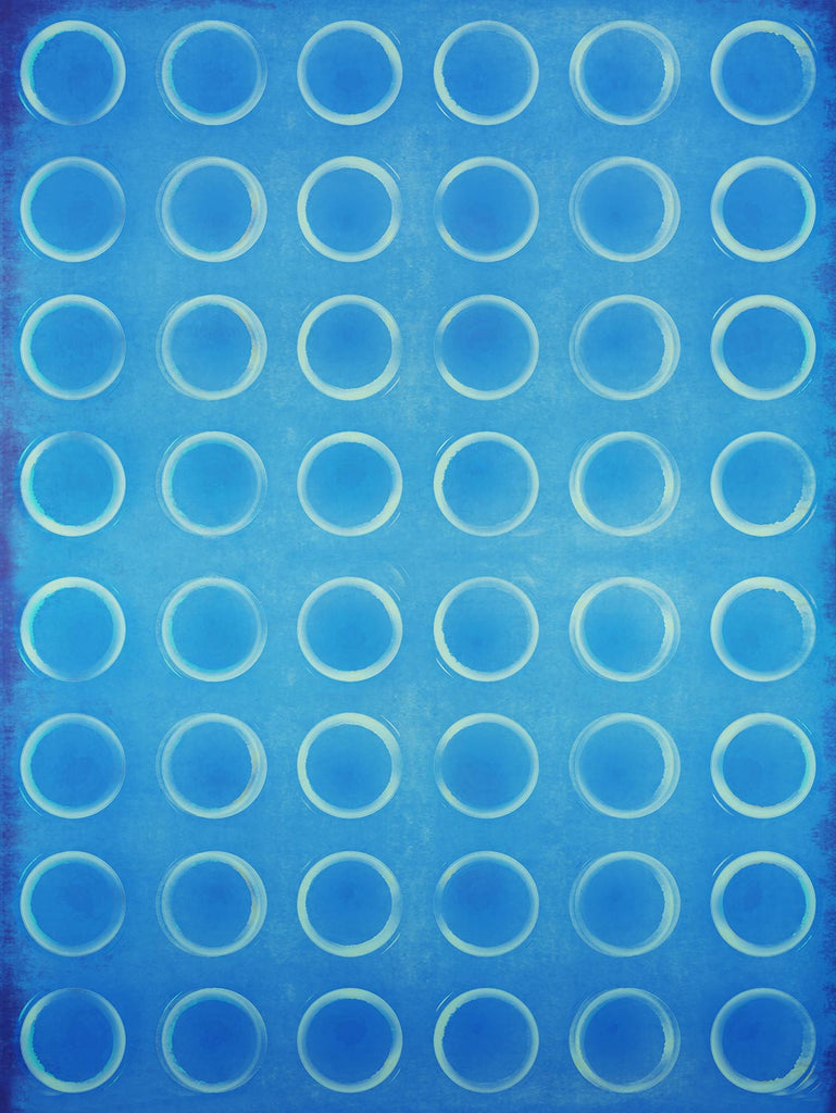 blue circle artwork