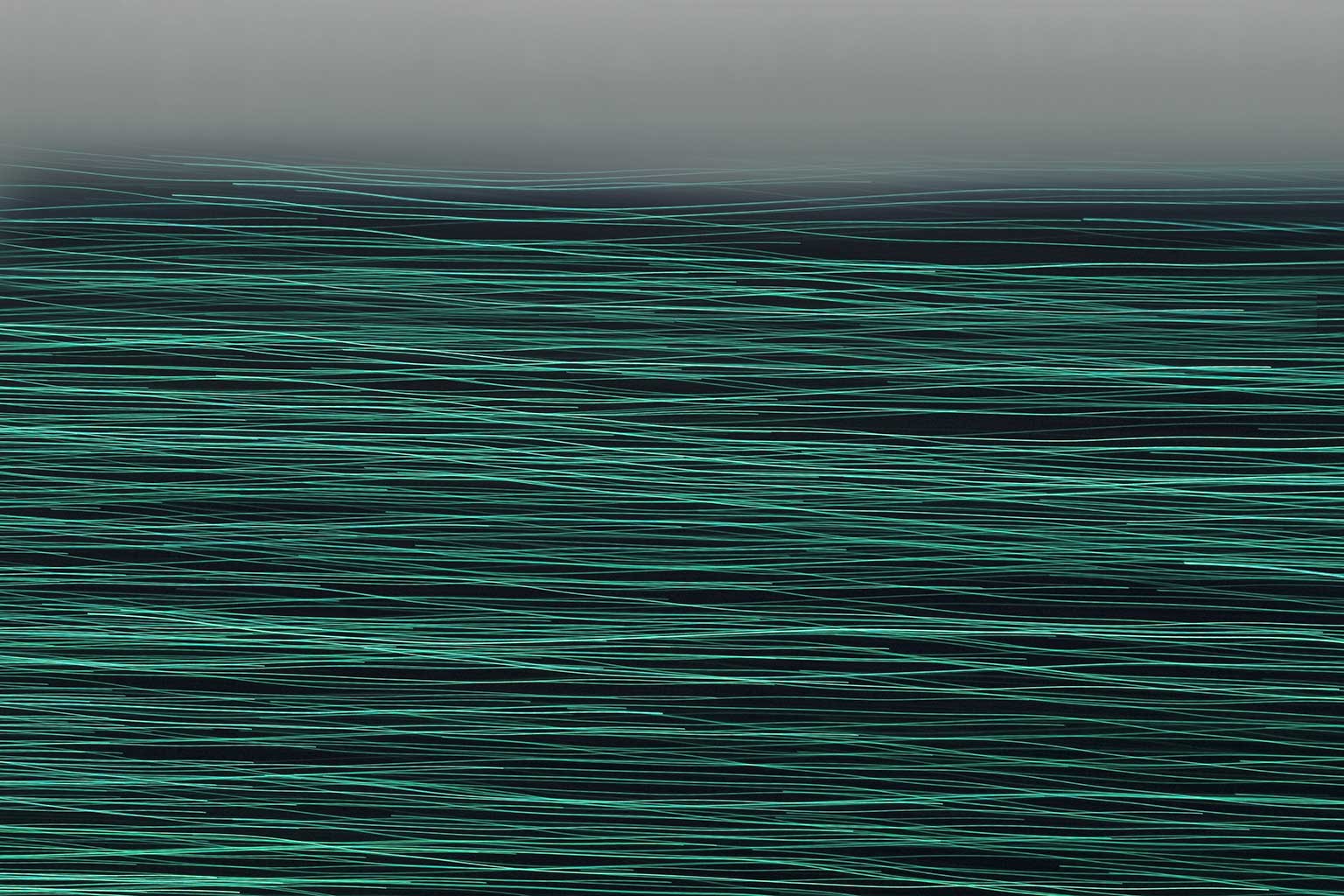 Teal Abstract Artwork