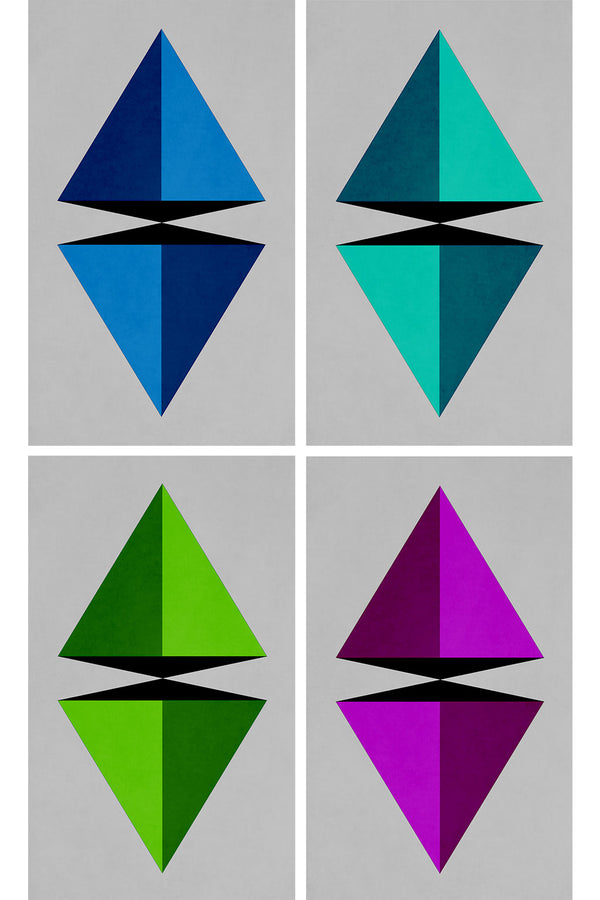 triangle geometric artwork