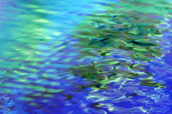 Abstract water pattern with blue and green colors