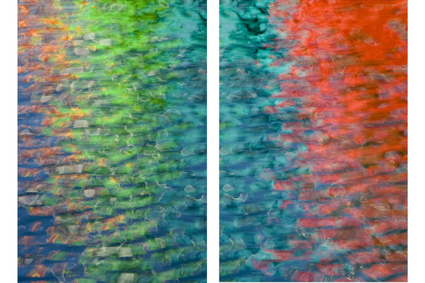 water clour diptych