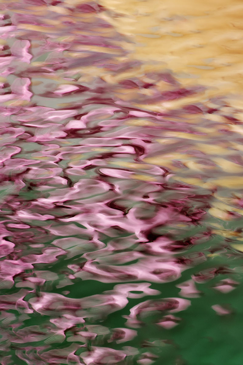 Abstract colorful ocean art