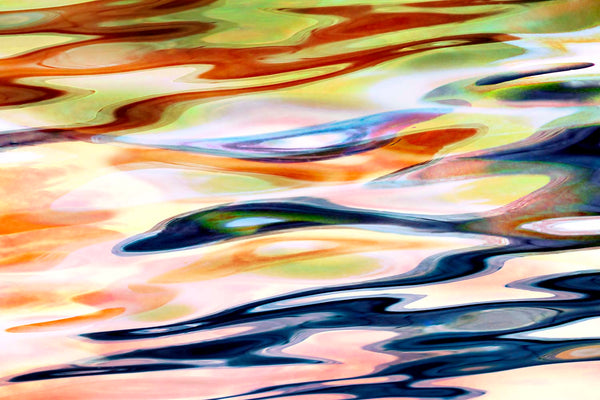 abstract art of water relfections