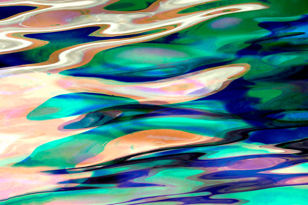abstract art of water reflections
