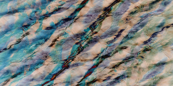 colorful water ripples reflections