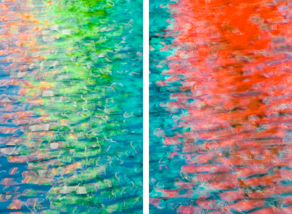 watercolor diptych artwork