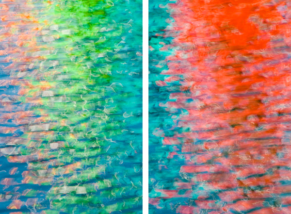 watercolor diptych artwork