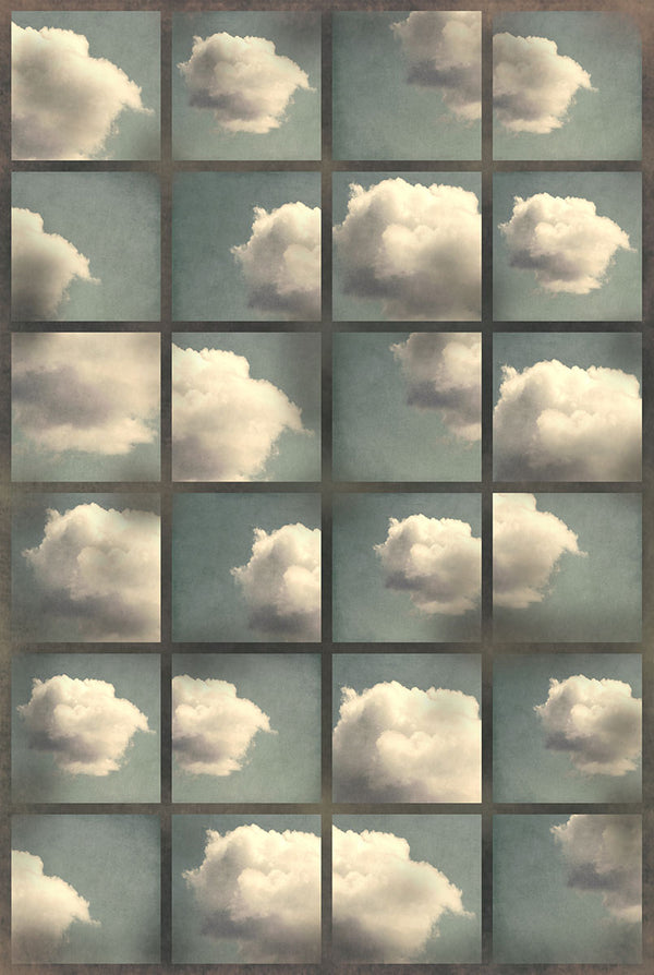 abstract cloud print