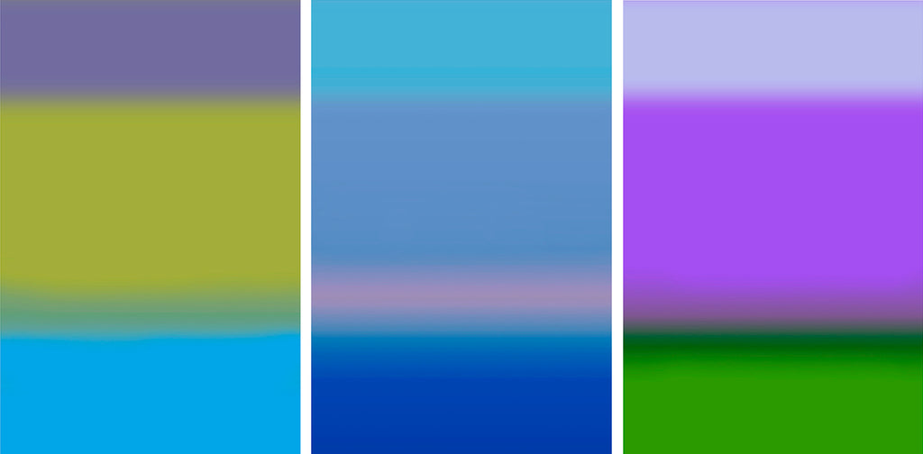 contemporary colour block art