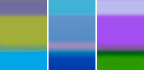 contemporary colour block art