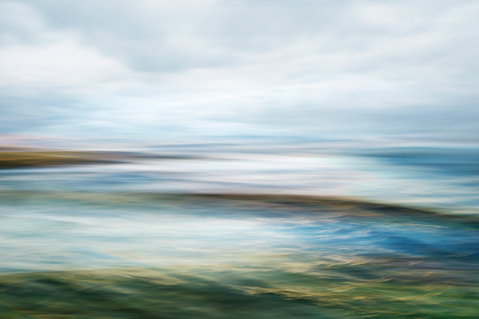 abstract ocean artwork