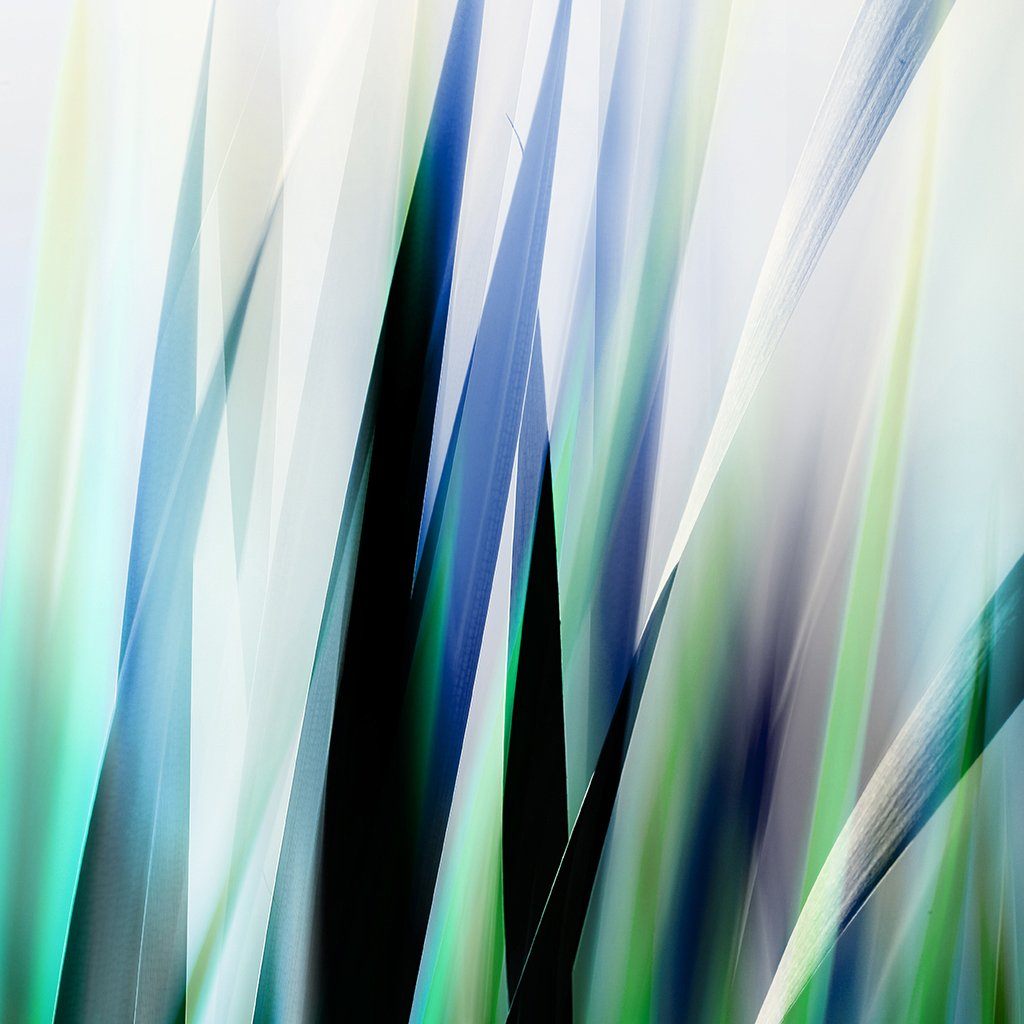 teal grass art